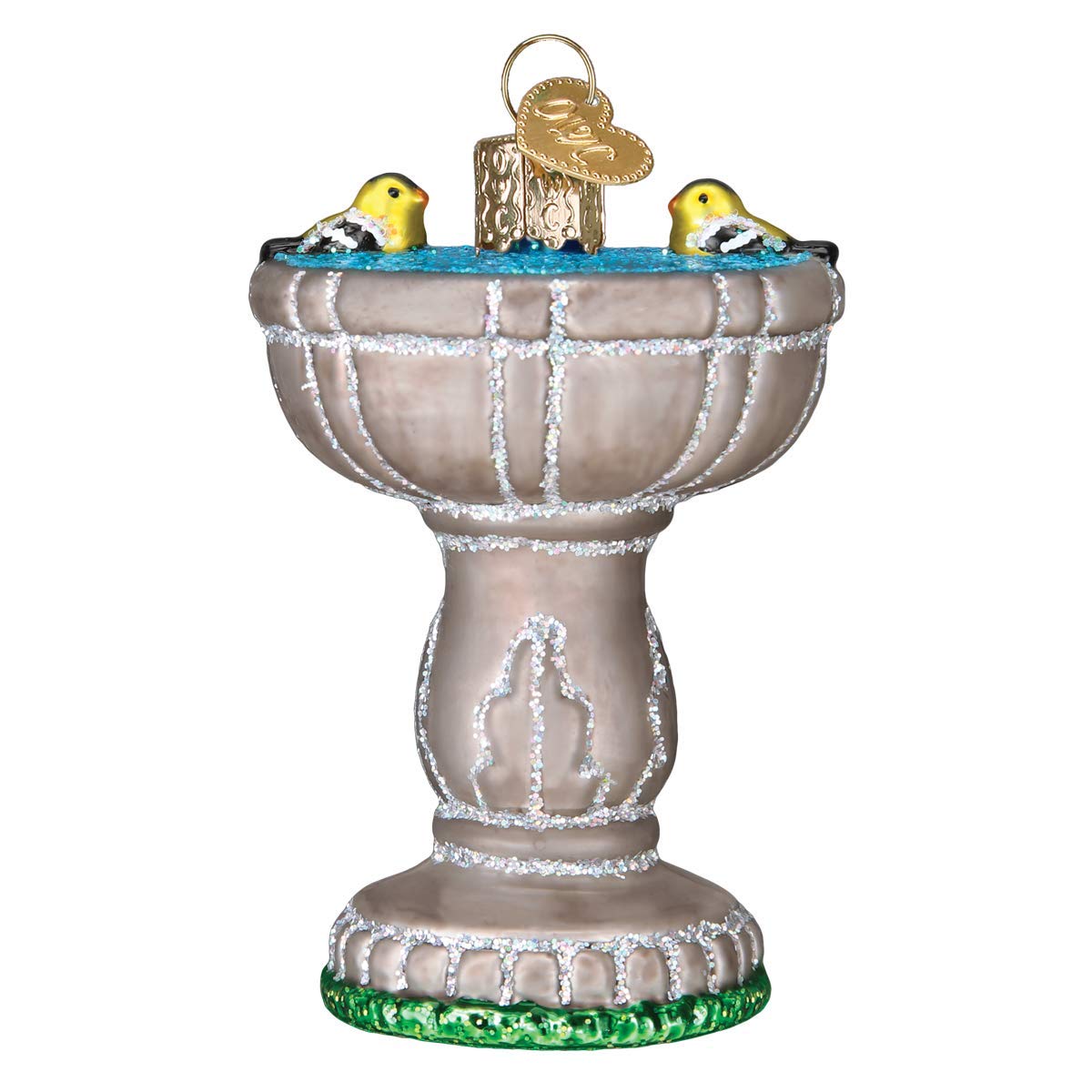 Amazon.com: Birdbath Ornament by Old World Christmas : Home & Kitchen